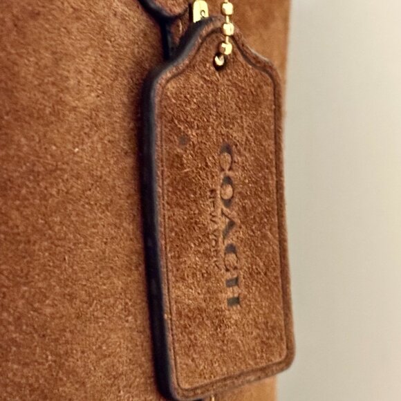 Coach suede Bleeker Bucket Bag - Picture 5 of 10